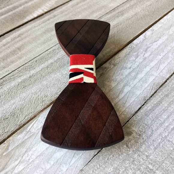 Men's Wooden Bow Tie - Picture 5 of 6